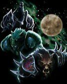 Футболка World of Warcraft Three Worgen Moon ( M, XL) 