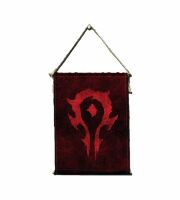 Знамя флаг Орды World of Warcraft Horde Flag banner (40х55 см)