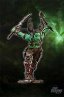 World of Warcraft® Wave 7 Action Figure - Orc Rogue Garona