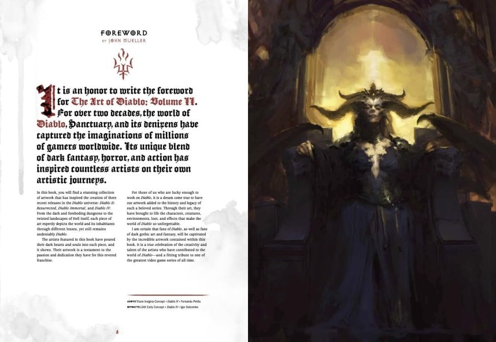 Книга Артбук Діабло The Art of Diablo Volume II (Тверда обкладинка) (Eng) Том 2 