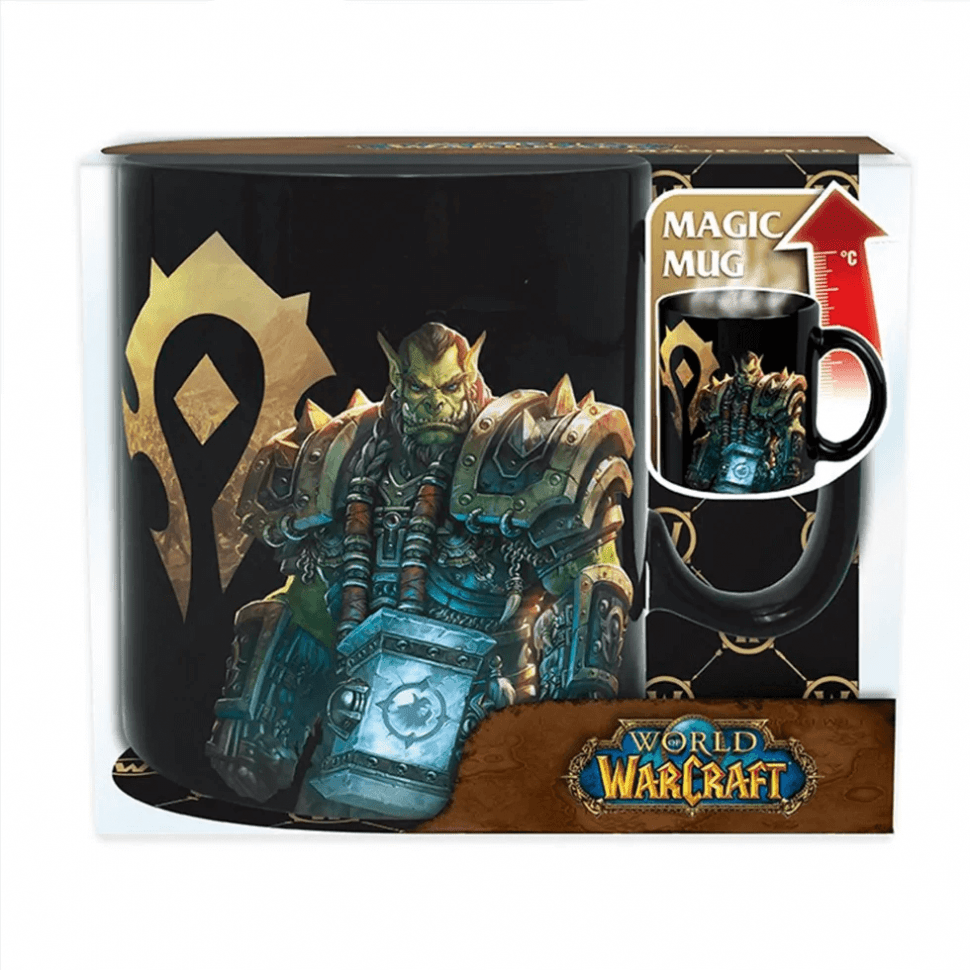 Чашка хамелеон Blizzard World Of Warcraft Azeroth Mug Варкрафт кухоль 460 мл (змінює колір) 