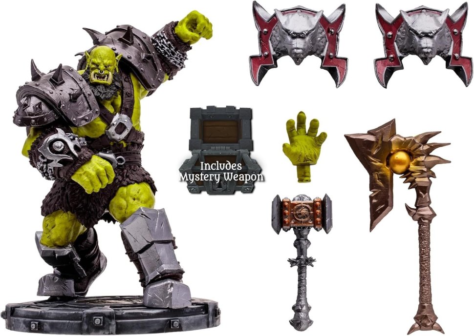 Фігурка McFarlane World of Warcraft Orc Warrior Shaman (Rare) Варкрафт Орк Воїн Шаман 