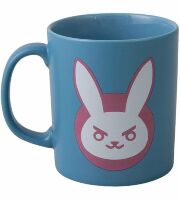 Чашка JINX Overwatch - D.VA Ceramic Blue /Pink