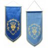 Прапор Альянсу Варкрафт World of Warcraft Alliance Flag banner (125 х 55 см)
