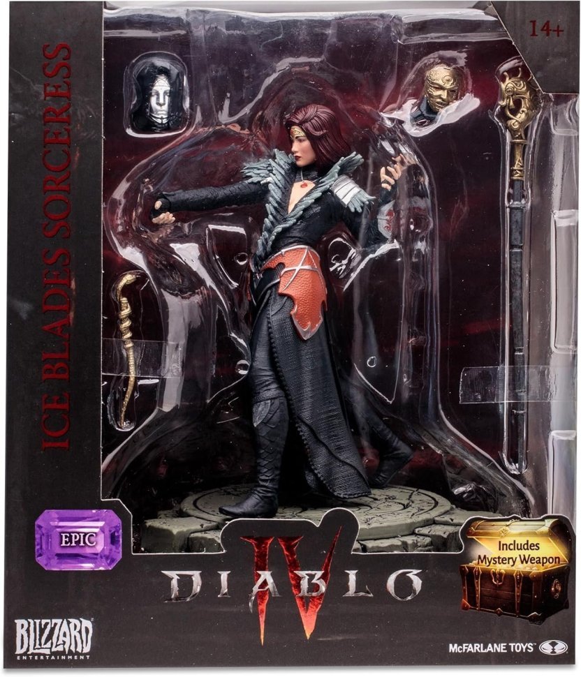 Фігурка McFarlane Diablo IV Ice Blades Sorceress Epic Figure Діабло Крижана чарівниця 20 см. 