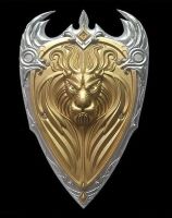 Реплика щит World of Warcraft Lion King Shield King Llane