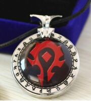Медальйон World of Warcraft Horde (Метал + скло) №3