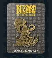 Значок 2015 Blizzcon Exclusive Gold Murkidan Blizzard Pin