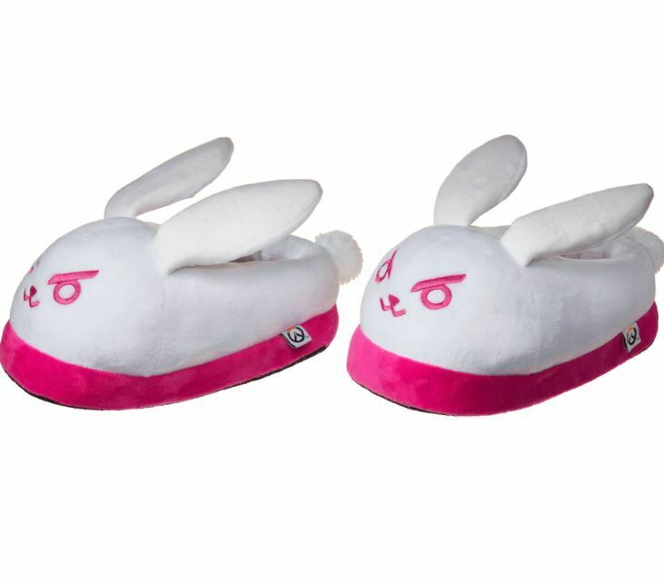 Тапочки Overwatch Bunny White Pink D.Va Home Slippers 