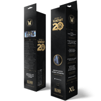 Коврик игровая поверхность Blizzard World Of Warcraft 20th Anniversary XL Варкрафт (90*42 cm)