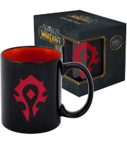 Чашка Blizzard WORLD OF WARCRAFT Horde Чорна кружка Орда 325 мл