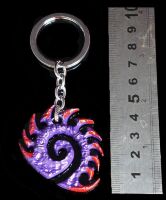 Брелок StarCraft II Zerg Logo Purple
