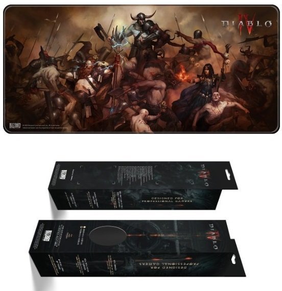 Килимок для миші ігрова поверхня Blizzard DIABLO IV 4 - Heroes (Діабло ...