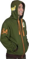 Кофта Реглан OVERWATCH Ultimate Bastion ZipUp Hoodie Овервотч Худи Бастион (размер XL)