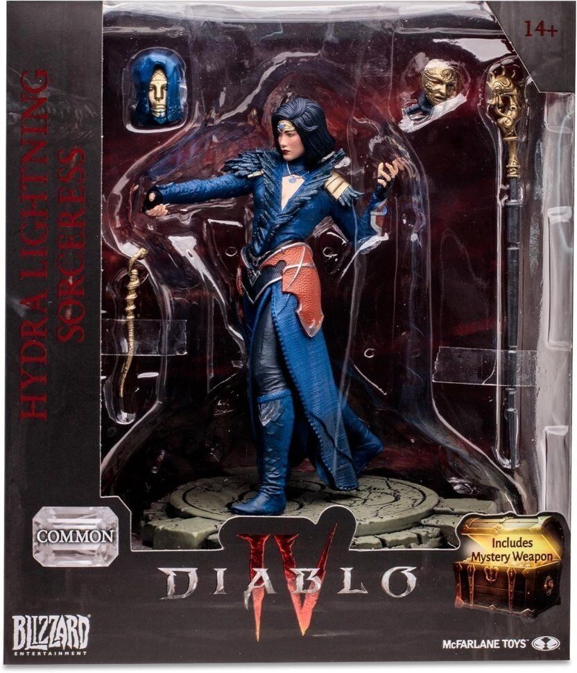 Фігурка McFarlane Diablo IV Hydra Lightning Sorceress Common Figure Діабло Чаклун 20 см. 