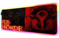 Килимок World of Warcraft Gaming Mouse Pad - Horde (60 * 35 см) + Підсвічування