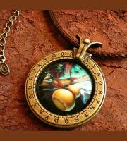 Медальон World of Warcraft  класс монах Monk  (Металл + стекло)
