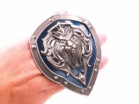 World of Warcraft Alliance Logo Shield Metal