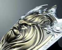 World of Warcraft Alliance Logo Golden Shield Metal