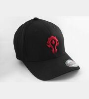 Кепка World of Warcraft Horde 3D Flexfit Hat (размер L/XL, S/M)  красный