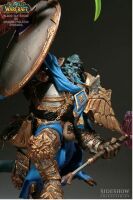 Статуетка SIDESHOW World of Warcraft BLOOD ELF ROGUE VS DRAENEI PALADIN 46 см.