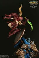 Статуетка SIDESHOW World of Warcraft BLOOD ELF ROGUE VS DRAENEI PALADIN 46 см.