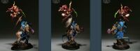 Статуетка SIDESHOW World of Warcraft BLOOD ELF ROGUE VS DRAENEI PALADIN 46 см.