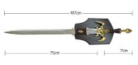 World of Warcraft Dark Elves Sword 1: 1 Full Metal Replica (з невеликим дефектом)