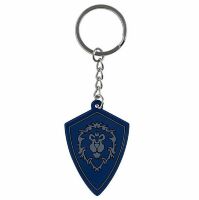 Брелок - World of Warcraft Battle for Azeroth Alliance Rubber Key Chain 