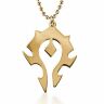 Медальйон World of Warcraft Horde Titanium steel golden