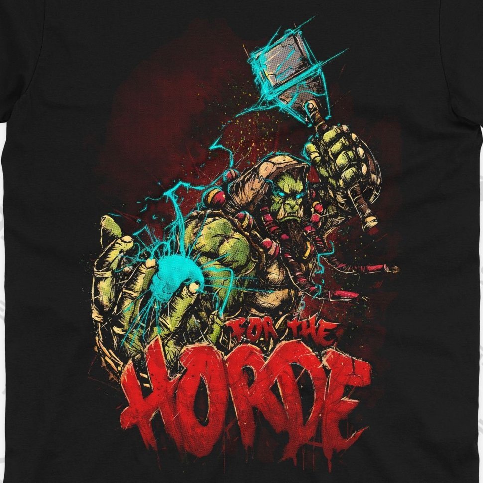 Футболка Morze World of Warcraft Horde Thrall T-Shirt Варкрафт Орда Тралл (розмір L) 
