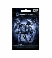 Карта поповнення Blizzard Battle.net номінал 500 RU ключ