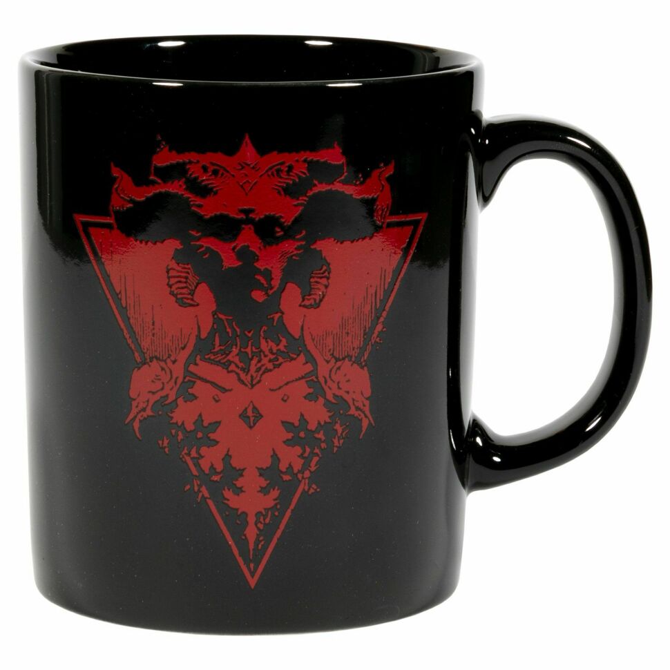 Чашка JINX Diablo IV Hotter Than Hell Black Кружка Диабло 325 ml 