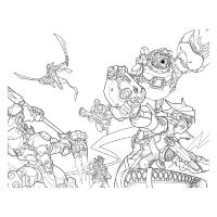 Розфарбування Overwatch Coloring Book