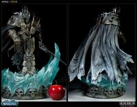 World of Warcraft Arthas Menethil the Lich King Polystone Statue Sideshow